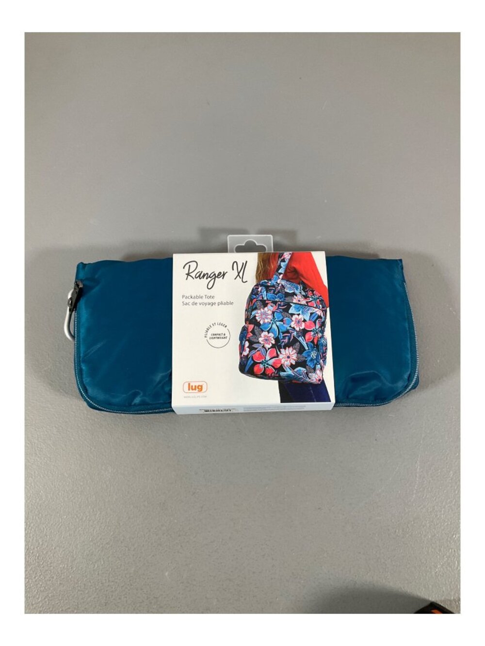 Lug Ranger XL Ocean Blue Tote Bag - Floral & Camouflage, Lightweight, Unisex